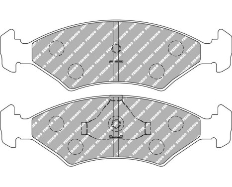 Bromsbeläggssats, skivbroms FCP206H Ferodo Racing