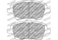 Bromsbeläggssats, skivbroms FCP4612H Ferodo Racing