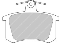 Bromsbeläggssats, skivbroms FCP596H Ferodo Racing