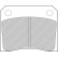 Bromsbeläggssats, skivbroms FCP815C Ferodo Racing