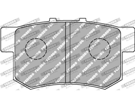 Bromsbeläggssats, skivbroms FCP956W Ferodo Racing