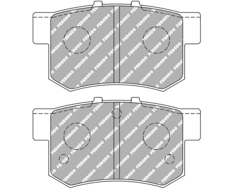Bromsbeläggssats, skivbroms FCP956W Ferodo Racing