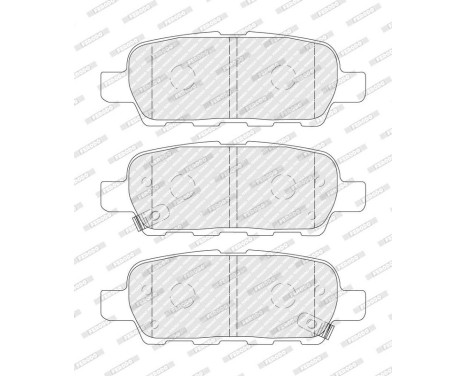 Bromsbeläggssats, skivbroms FDB4756 Ferodo, bild 2