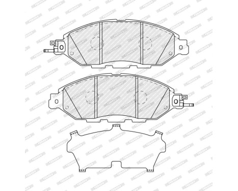 Bromsbeläggssats, skivbroms FDB4949 Ferodo, bild 3