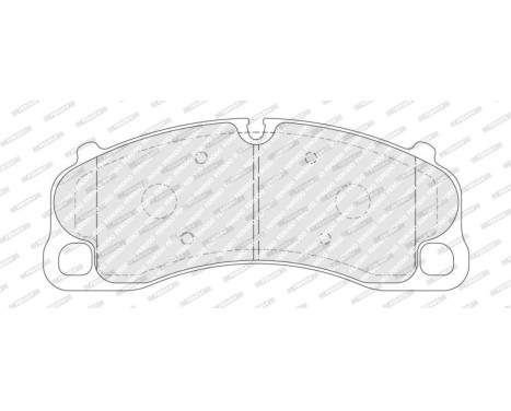 Bromsbeläggssats, skivbroms FDB5267 Ferodo, bild 3