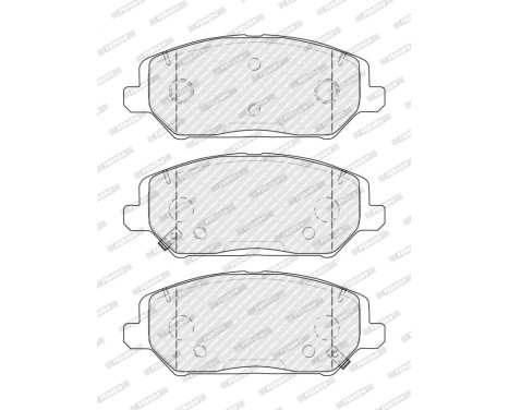 Bromsbeläggssats, skivbroms FDB5317 Ferodo, bild 2