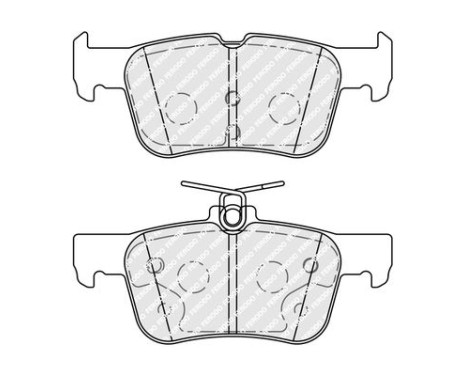 Bromsbeläggssats, skivbroms FDB5355 Ferodo, bild 2