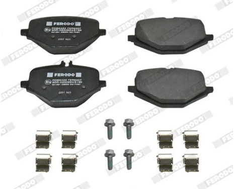 Bromsbeläggssats, skivbroms FDB5422 Ferodo, bild 3