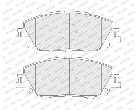 Bromsbeläggssats, skivbroms FDB5520 Ferodo, bild 5