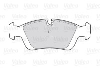 Bromsbeläggssats, skivbroms FIRST 301018 Valeo