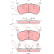 Bromsbeläggssats, skivbroms GDB1036 TRW