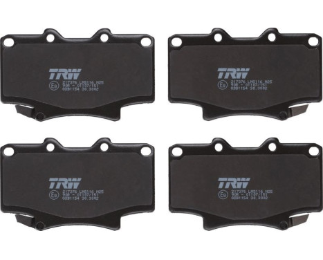 Bromsbeläggssats, skivbroms GDB1154 TRW, bild 2