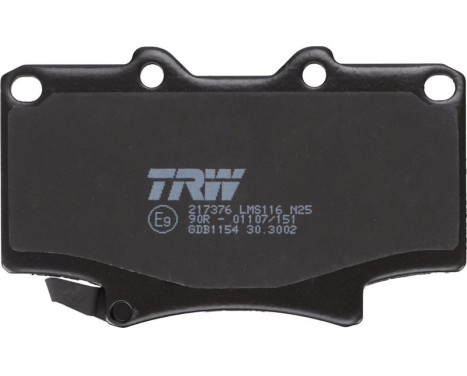 Bromsbeläggssats, skivbroms GDB1154 TRW, bild 4