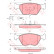 Bromsbeläggssats, skivbroms GDB1192 TRW