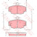 Bromsbeläggssats, skivbroms GDB1428 TRW