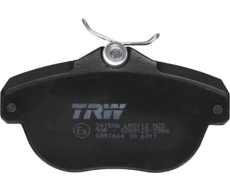 Bromsbeläggssats, skivbroms GDB1664 TRW, bild 4