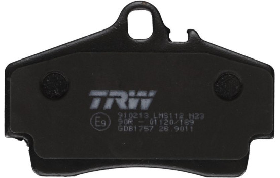 Bromsbeläggssats, skivbroms GDB1757 TRW, bild 4