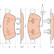 Bromsbeläggssats, skivbroms GDB1811 TRW, miniatyr 2