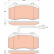 Bromsbeläggssats, skivbroms GDB1812 TRW, miniatyr 2