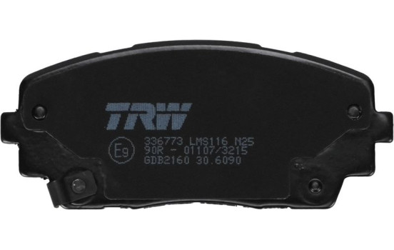 Bromsbeläggssats, skivbroms GDB2160 TRW, bild 4