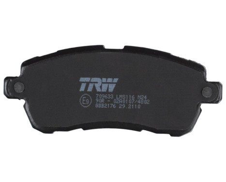 Bromsbeläggssats, skivbroms GDB2176 TRW, bild 5