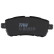 Bromsbeläggssats, skivbroms GDB2176 TRW, miniatyr 5