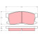 Bromsbeläggssats, skivbroms GDB3094 TRW, miniatyr 2