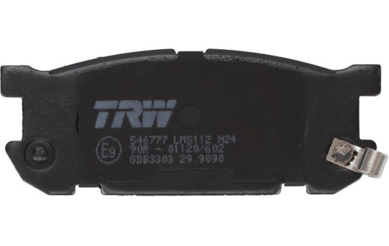 Bromsbeläggssats, skivbroms GDB3303 TRW, bild 4