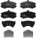 Bromsbeläggssats, skivbroms GDB3431 TRW, miniatyr 2