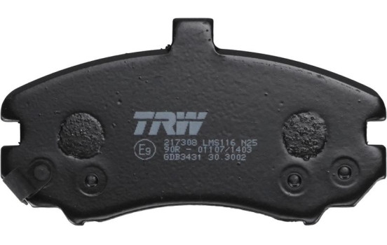 Bromsbeläggssats, skivbroms GDB3431 TRW, bild 4