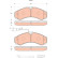 Bromsbeläggssats, skivbroms GDB3440 TRW, miniatyr 2