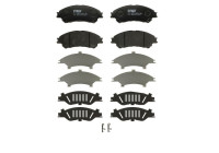 Bromsbeläggssats, skivbroms GDB3633 TRW