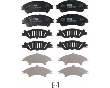 Bromsbeläggssats, skivbroms GDB3633 TRW, bild 3