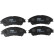 Bromsbeläggssats, skivbroms GDB3633 TRW, miniatyr 4