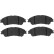 Bromsbeläggssats, skivbroms GDB3633 TRW, miniatyr 5