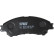 Bromsbeläggssats, skivbroms GDB3633 TRW, miniatyr 6