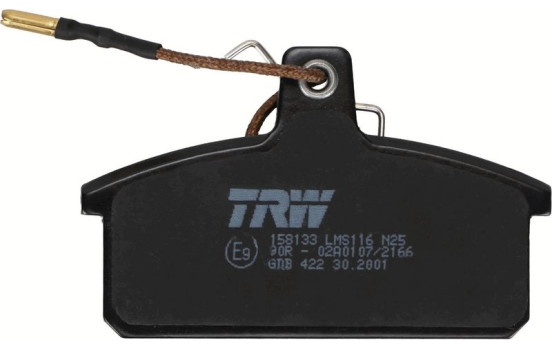 Bromsbeläggssats, skivbroms GDB422 TRW, bild 3
