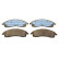 Bromsbeläggssats, skivbroms GDB4451 TRW, miniatyr 3