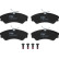 Bromsbeläggssats, skivbroms GDB862 TRW, miniatyr 2