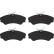 Bromsbeläggssats, skivbroms GDB862 TRW, miniatyr 3