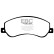 Bromsbeläggssats, skivbroms Greenstuff DP61917 EBC, miniatyr 4