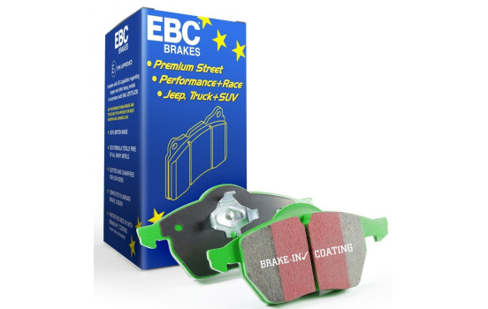 Bromsbeläggssats, skivbroms Greenstuff DP63022 EBC