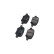 Bromsbeläggssats, skivbroms KBP-10010 Kavo parts, miniatyr 2