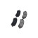 Bromsbeläggssats, skivbroms KBP-10057 Kavo parts, miniatyr 2