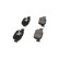 Bromsbeläggssats, skivbroms KBP-10063 Kavo parts, miniatyr 2