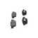 Bromsbeläggssats, skivbroms KBP-10063 Kavo parts, miniatyr 4