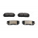 Bromsbeläggssats, skivbroms KBP-1010 Kavo parts, miniatyr 2