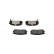 Bromsbeläggssats, skivbroms KBP-1010 Kavo parts, miniatyr 4