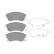 Bromsbeläggssats, skivbroms KBP-1016 Kavo parts