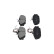 Bromsbeläggssats, skivbroms KBP-1022 Kavo parts, miniatyr 4